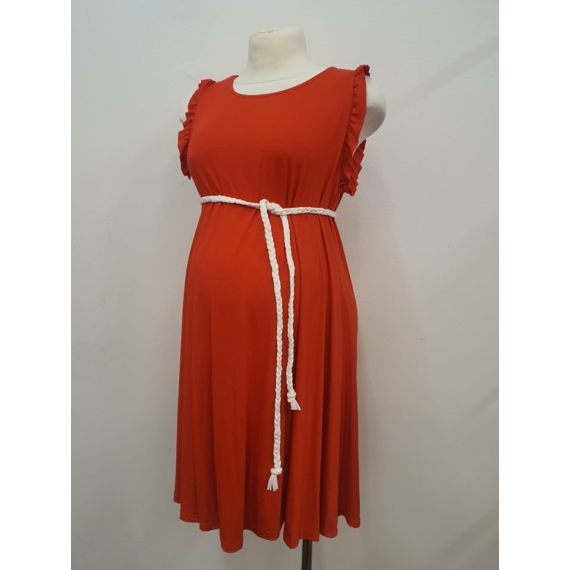 Kismama nyári ruha(piros)