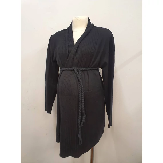 Kismama kardigán M-XL (fekete)